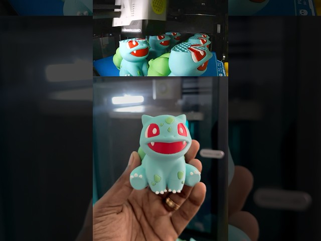 Bambulab p1s | timelapse Pokemon bulbasaur #3dprinted