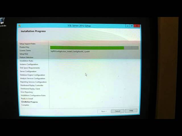 Install Microsoft SQL Server 2012 Management studio guide video