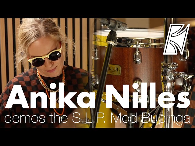 Anika Nilles demos the S.L.P. Mod Bubinga