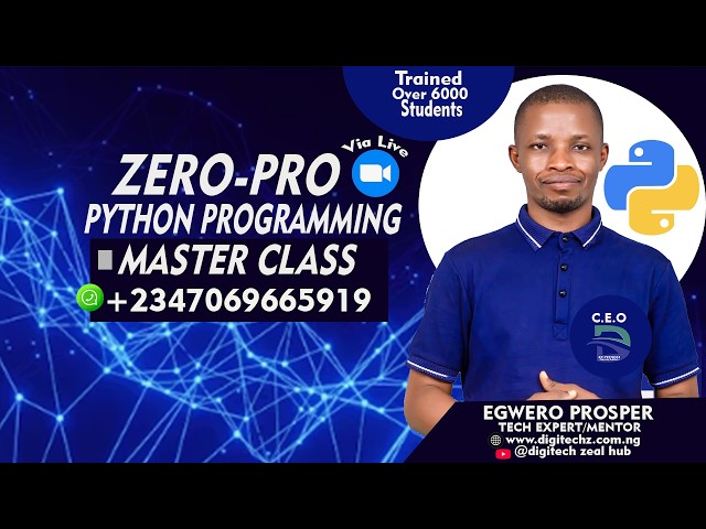 Python Programming Master Class