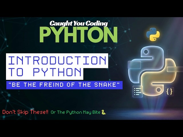 "Caught You Coding Ep 1 — What Is Python & Why Is Everyone Obsessed? 🔥"