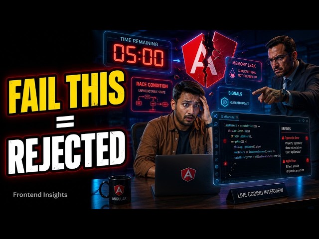 Angular Interview Questions They Actually Ask in 2026 | NgRx, Signals & RxJS #angularinterview