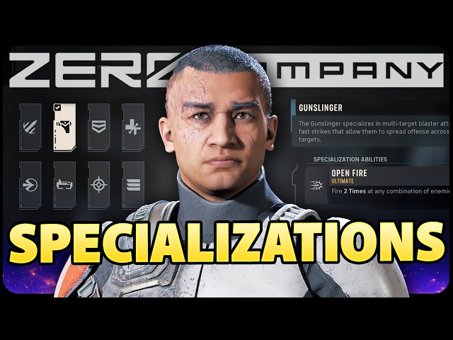 Zero Company - Every Specialization & Talent Explained