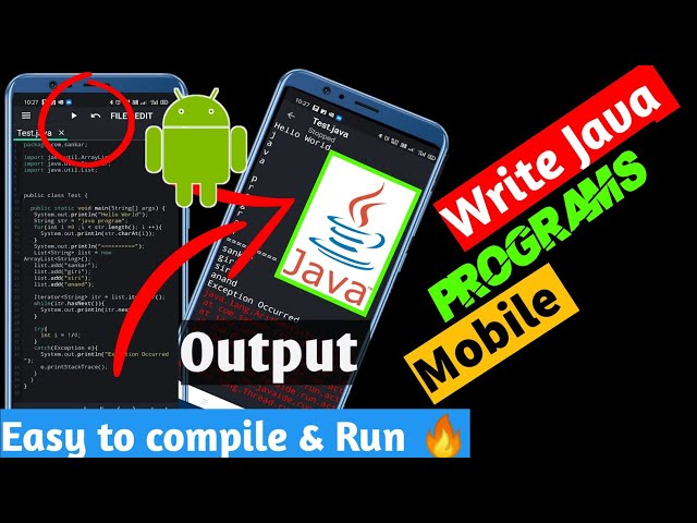 🔴🔥How to write java programs using Android phone || Java programming in Android Phone