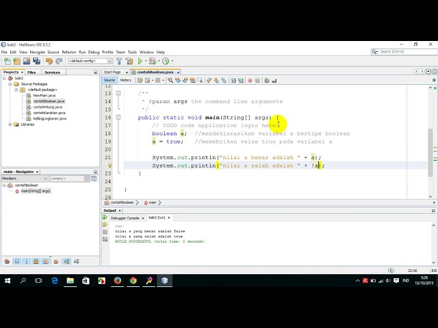 Ngoding Santai: Contoh Program Java dengan Tipe Data Boolean yang Bener!
