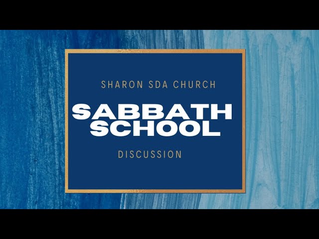 In The Psalm: Part 2 - Lesson 8 Q2 | Omaha Sharon SDA Church