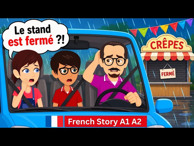 French Story – La Mission Crêpes | Learn French Daily Situation | French Conversation Practice