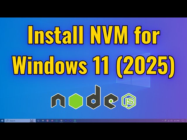 how to install nvm in windows 11