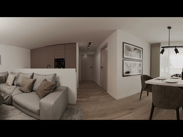 360 Interior Panorama of a Livingroom | 3D Visualization | Studio Indorio