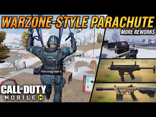 COD Mobile Test Server: New Warzone-Style Parachute, TPP ADS & Gun Reworks!