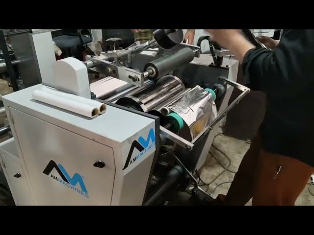 Aluminum Foil & Butter Paper Roll Rewinding Machine | 8595093029 | #Ammachines # butterpaper 