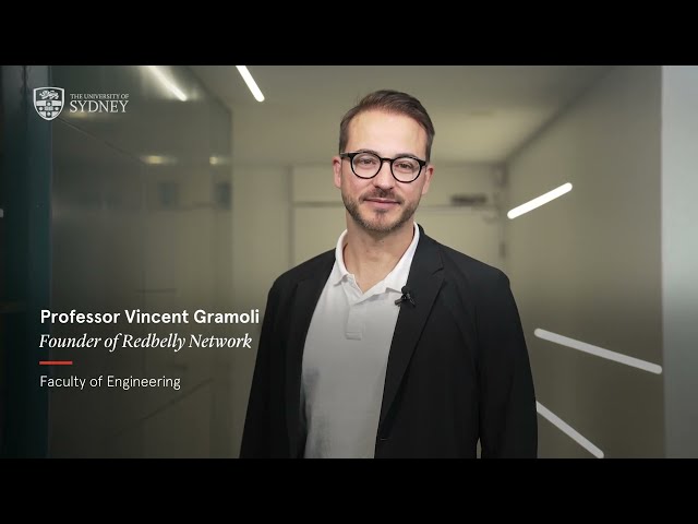 Prof. Vincent Gramoli 2026 Eureka Prize recipient for Outstanding Science in Safeguarding Australia