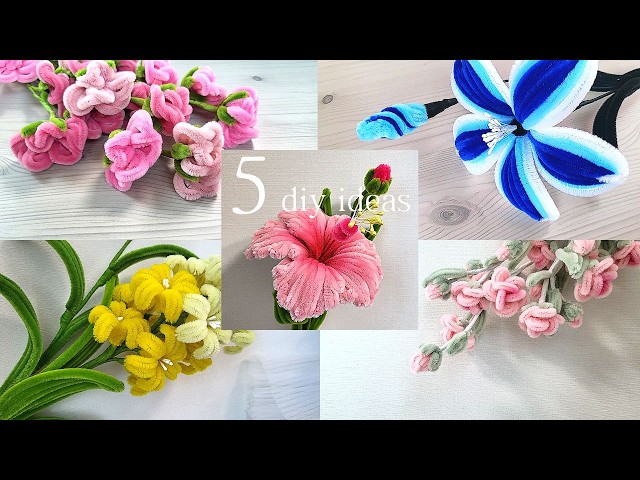 5 Lovely Pipe Cleaner Flower Ideas | Pipe Cleaner Flowers You’ll Want to Try