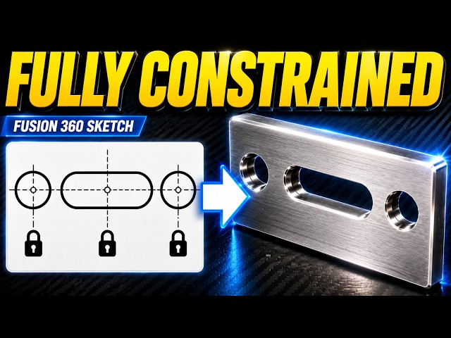 The Right Way to Fully Constrain a Sketch in Fusion 360
