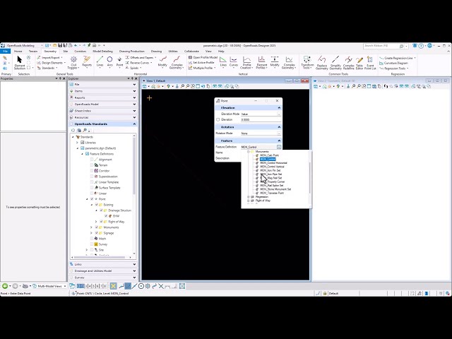 Master Parametric Cell Placement in OpenRoads Designer 2025