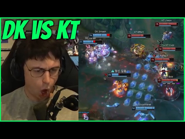 Caedrel Reacts To DK VS KT Series