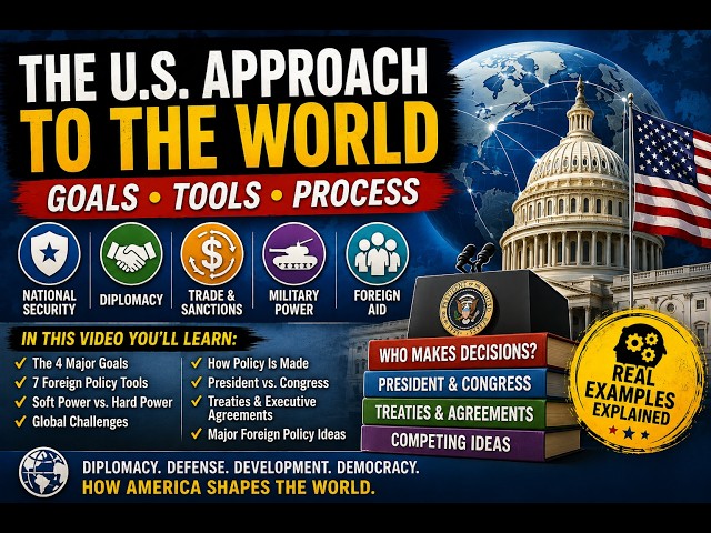 US Foreign Policy Explained:  Goals, Tools, and How It Is Made