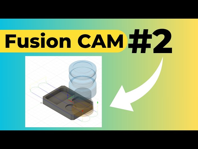 Fusion CAM Tutorial - Face Milling, Heights & Multiple Depths