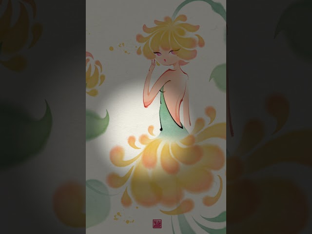 当你的画偷偷看你👀#procreate #illustration #art #painting #drawing #digitalpainting #画画 #ipad #shorts
