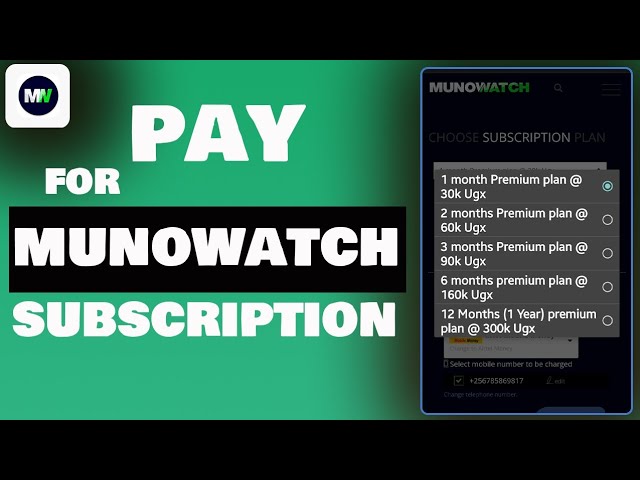HOW TO PAY FOR MUNOWATCH SUBSCRIPTION | VJ JUNIOR | VJ JINGO | VJ MARK | OMUTAKA ICE P