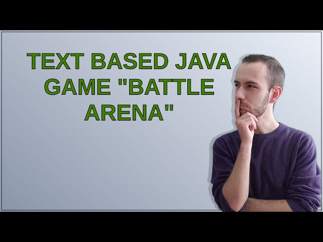 Codereview: Text based Java game "Battle Arena"