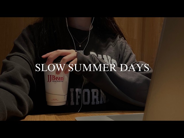 slow summer days | job interview stress | current reads | surviving summer heat