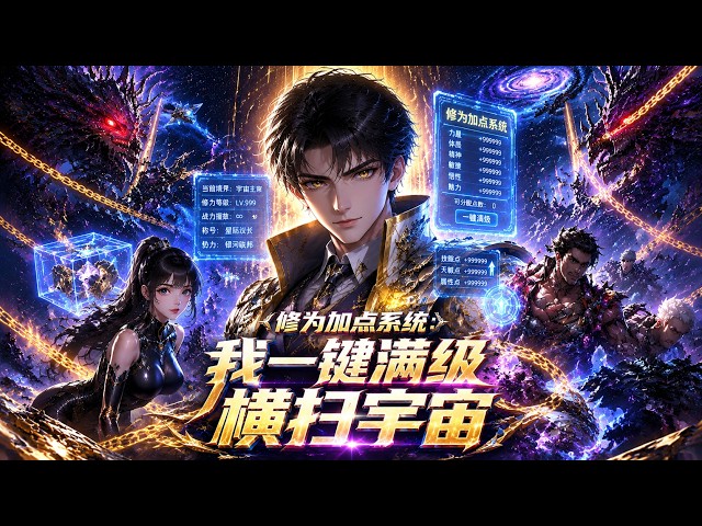 🔥【爽漫】【Eng Sub】《修為加點系統：我一鍵滿級橫掃宇宙》Cultivation System: Instant Max Level, Universe Sweep #玄幻 #逆袭 #热血