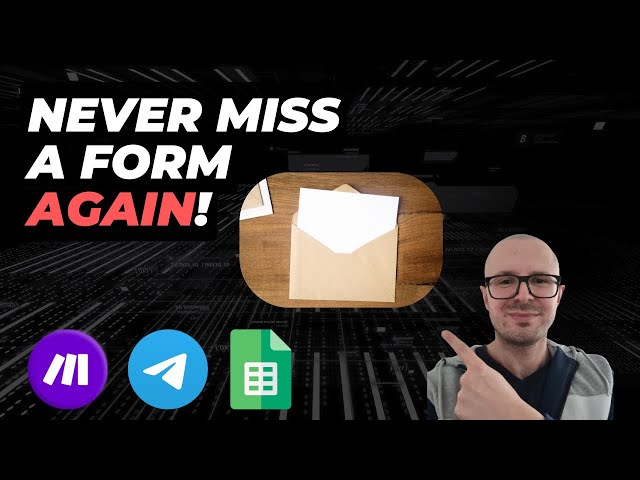 Google Form to Telegram + Email in Seconds (No Code Tutorial!)