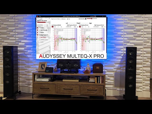Audyssey MultEQ-X Pro Calibration Results for Marantz AV 10 Processor