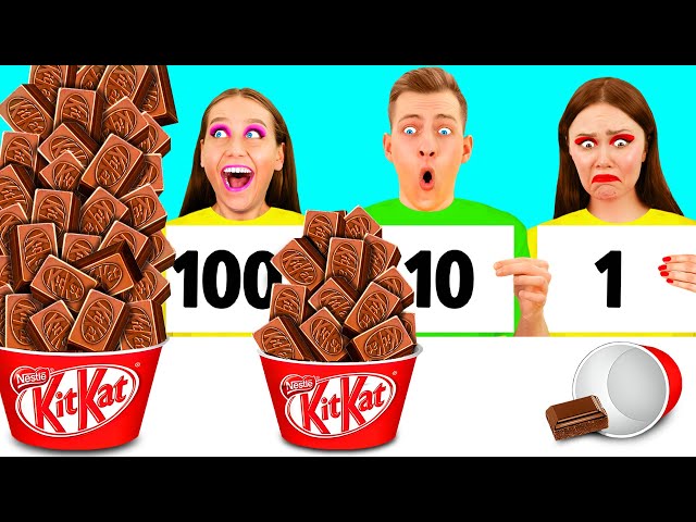 100 Layers of Food Challenge | Prank Wars by PaRaRa Challenge