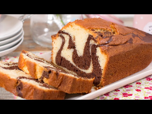 VERY FLUFFY Marble Cake. Quick and Easy Recipe