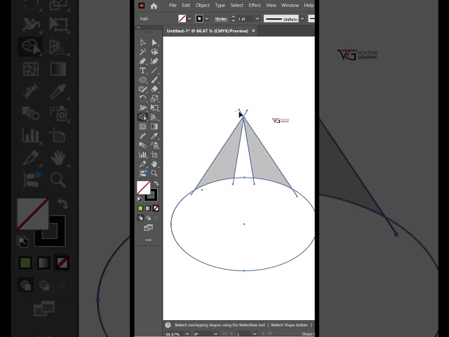 Adobe Illustrator 2026: Geometric Triangle Logo Design Tutorial (Easy Step-by-Step) #vicktimegraphic