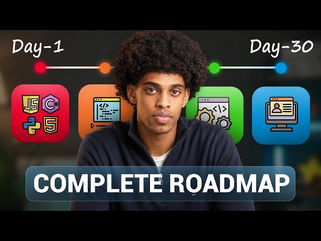 The 30-Day Coding Roadmap for Beginners (Start Here)