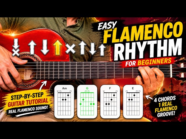 Easy Flamenco Rhythm for Beginners - Step-by-Step Guitar Tutorial