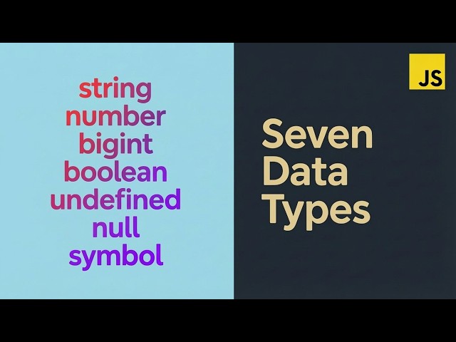 Javascript Basic Data Types Explained