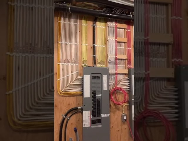 CLEAN WIRING OR A CODE VIOLATION? #oddlysatisfying #electrician