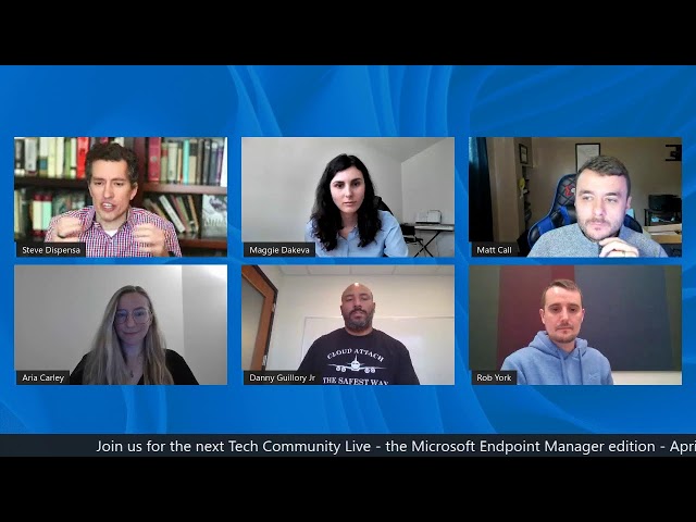 Tech Community Live: Windows management