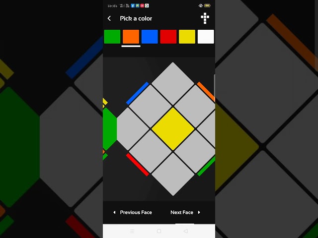 cube solve with app., how to solve cube with app #cubex#rubikscube #cubing #shortsfeed 😈💯🤔🔥👽