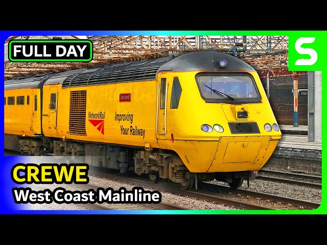 FULL DAY of Incredible Trains at Crewe (WCML) 25/02/2026