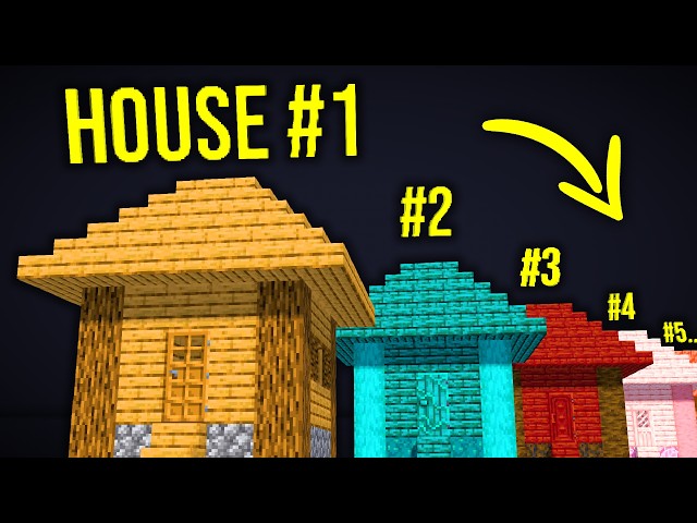 10 Builders vs. 10 Minecraft Houses