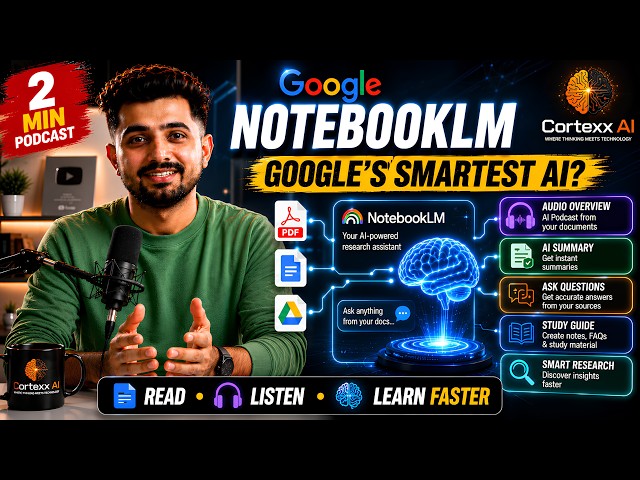 Google NotebookLM Kya Hai? Complete Guide in Hindi | AI Research Assistant Explained