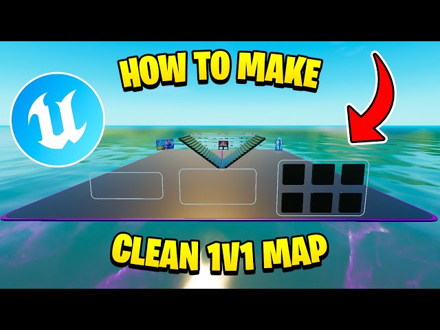 HOW TO MAKE A 1V1 MAP IN UEFN | STEP BY STEP