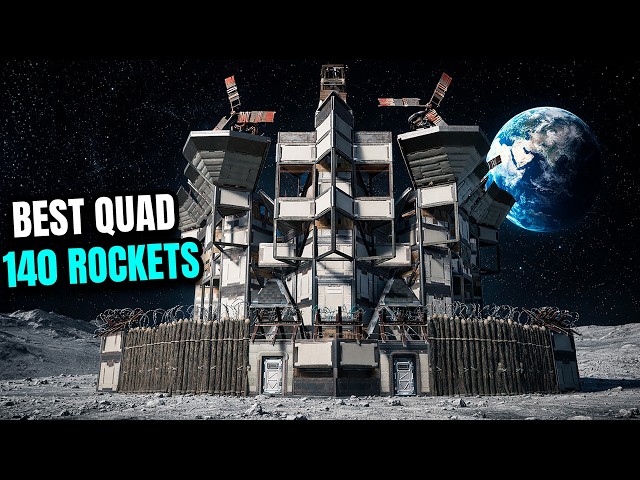 LUNA - COSMIC QUAD with 5 WALLS, WIDE GAPS, 6 BUNKERS