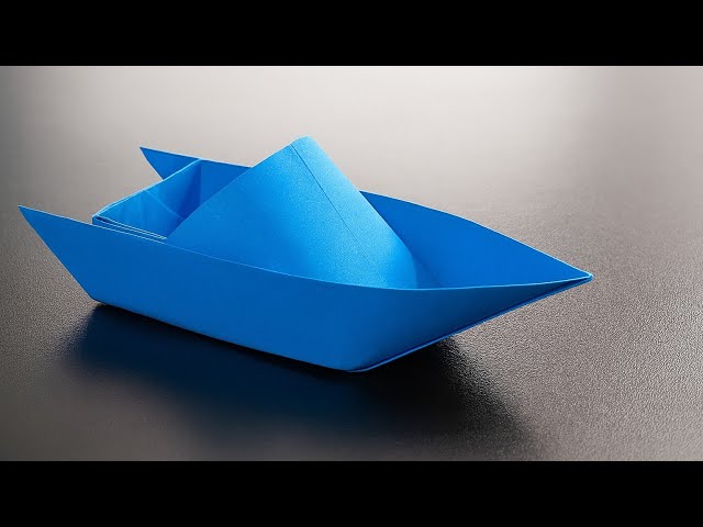 How to Make a Paper Speedboat