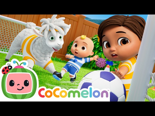 Soccer Tournament Song & Play Pretend Animals 🫎⚽ | CoComelon Nursery Rhymes & Kids Songs