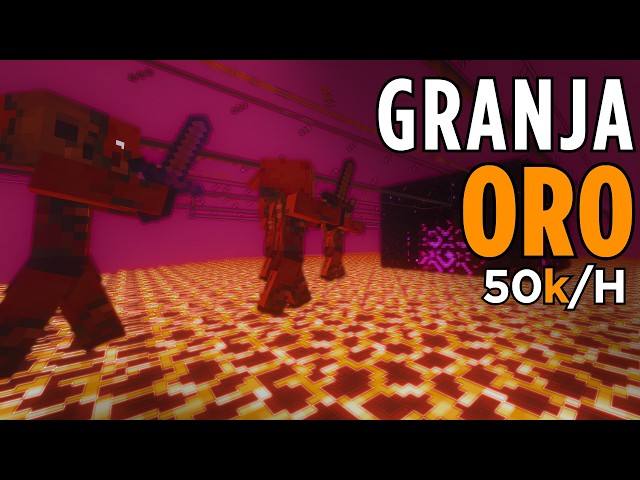 Granja de ORO | 1.21.X - 26.X | +50K/h | MINECRAFT TUTORIAL