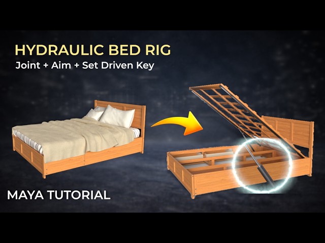 Rigging tutorial Hydraulic Bed Rig Tutorial in Maya (Step-by-Step Guide)