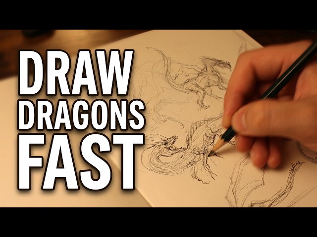 How to Draw Any Dragon | Beginner Silhouette Method