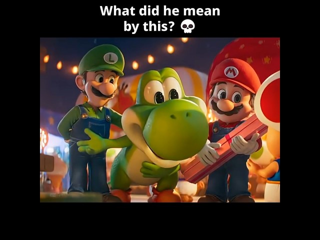 Yoshi says WHAT? 💀 #mario #mariomovie