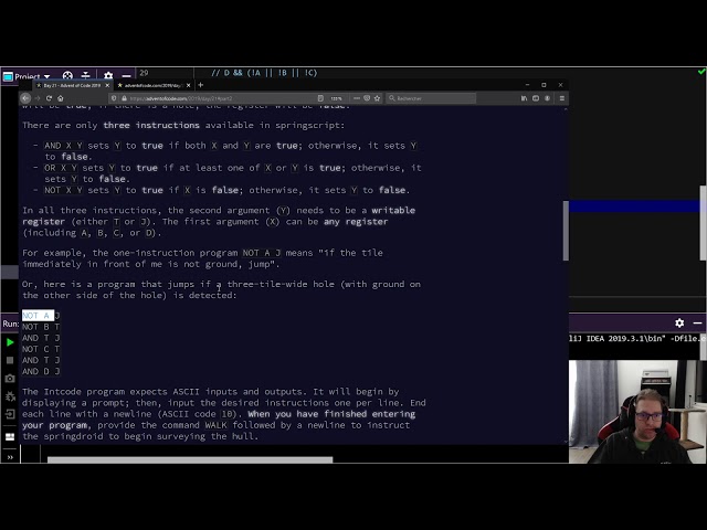 [FR] Advent of code 2019 JAVA Day21